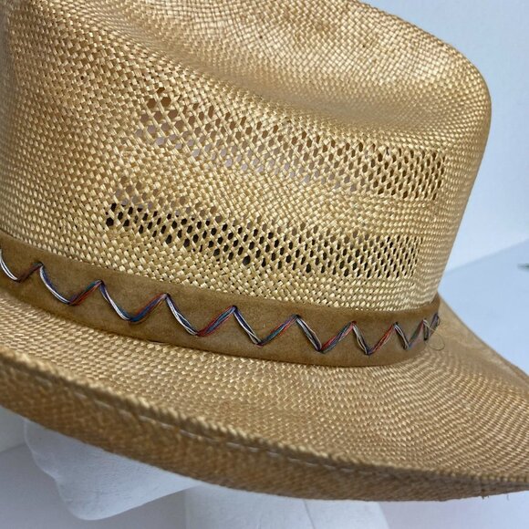 Western cowboy hat by Priest Hat Co. of Eagle, Idaho. Sz 23 1/4" - Picture 5 of 9